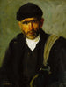 Oude visser - George Wesley Bellows — weergave van het kunstwerk