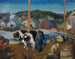 Quai des bœufs à Matinicus - George Wesley Bellows — weergave van het kunstwerk