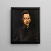 Portret van een jonge man - George Wesley Bellows — ingelijst kunstwerk aan de muur