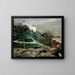 Regen op de rivier - George Wesley Bellows — ingelijst kunstwerk aan de muur