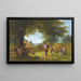 Springen over de schapen - George William Willis — ingelijst kunstwerk aan de muur