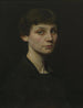 Portret van Mme Brush - George de Forest Brush — weergave van het kunstwerk