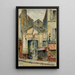 rue Mouffetard - Georges-Henri Manesse — framed artwork on a wall