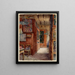 van het Le cabinet de recherche de M. Branly, hoek van de rue d'Assas en rue de Vaugirard - Georges - Henri Manesse — ingelijst kunstwerk aan de muur