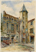 Het kleine kasteel van Victor Hugo Gentilly - Georges-Henri Manesse — weergave van het kunstwerk