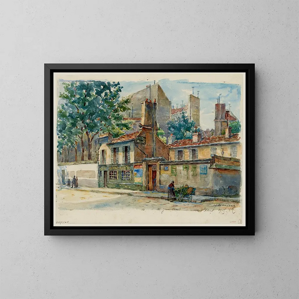 van Georges-Henri Manesse, 10 rue Jean Bart - Serrurier — ingelijst kunstwerk aan de muur
