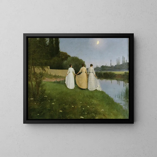 GeorgesMarieJulien Girardot - Bows to the moon twilight.webp