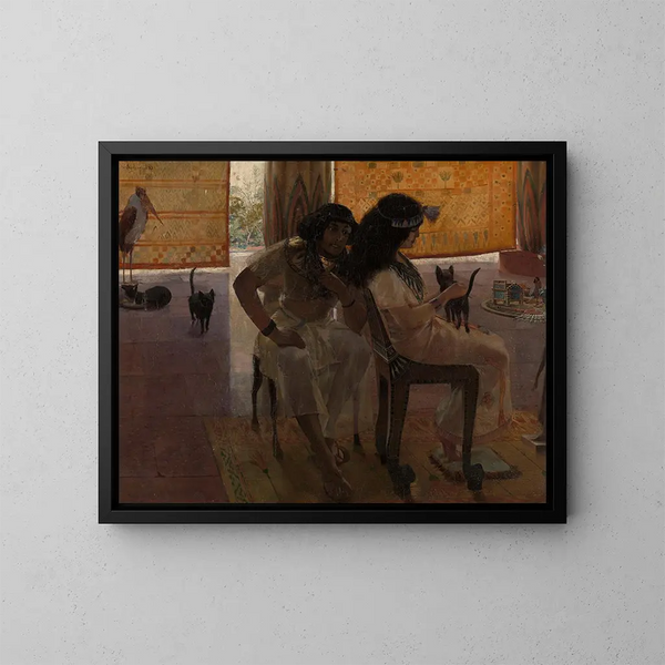 L'ère der farao's - Georges Antoine Rochegrosse — ingelijst kunstwerk aan de muur