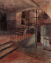 Prisontrapladder schilderij - Georges Cain — weergave van het kunstwerk