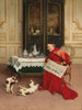 Spelletjes van katten - Georges Croegaert — weergave van het kunstwerk