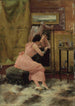 Le miroir - Georges Croegaert — weergave van het kunstwerk