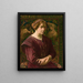 Anna Filiabella portrait of the artist's wife - Georges-Daniel de Monfreid — framed artwork on a wall