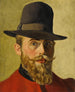 Self-portrait - Georges Émile Lebacq — artwork view