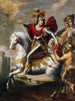 De liefdadigheid van Sint-Maarten - Georges Lallemant — weergave van het kunstwerk