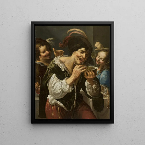 Georges Lallemant - Man eating lentil.webp