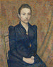 Portrait of the artist's sister - Georges Lemmen — artwork view