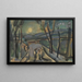 van drie figuren in een landschap bij maanlicht - Georges Rouault — ingelijst kunstwerk aan de muur