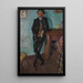 Greek Poet Painting Fernand Mazade - Georges Sabbagh — framed artwork on a wall