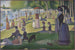 Een zondagmiddag op het Île de la Grande Jatte - Georges Seurat — weergave van het kunstwerk