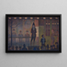 Parade de cirque - Georges Seurat — ingelijst kunstwerk aan de muur