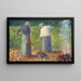 Faneurs à Montfermeil - Georges Seurat — ingelijst kunstwerk aan de muur