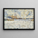Winter in de voorstad - Georges Seurat — ingelijst kunstwerk aan de muur