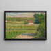 La maison au toit rouge - Georges Seurat — ingelijst kunstwerk aan de muur