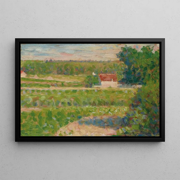 Georges Seurat - La Maison au toit rouge.webp