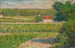 La maison au toit rouge - Georges Seurat — weergave van het kunstwerk
