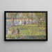Studie voor La Grande Jatte - Georges Seurat — ingelijst kunstwerk aan de muur
