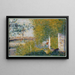 Het bruggetje bij Bineau - Georges Seurat — ingelijst kunstwerk aan de muur