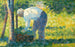 De Tuinier - Georges Seurat — weergave van het kunstwerk