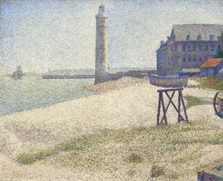 Georges Seurat - The Lighthouse at Honfleur.webp