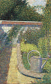 L'arrosoir tuin bij Raincy - Georges Seurat — weergave van het kunstwerk