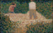 Twee steenbrekers - Georges Seurat — weergave van het kunstwerk