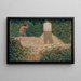 Twee steenbrekers - Georges Seurat — ingelijst kunstwerk aan de muur