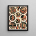 Collectie decors en kleuren Pl12 - Georges Valmier — ingelijst kunstwerk aan de muur