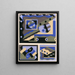 Collectie decors en kleuren Pl15 - Georges Valmier — ingelijst kunstwerk aan de muur