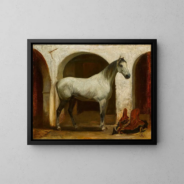 Idjri - Georges Washington — ingelijst kunstwerk aan de muur