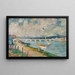 Quai de Seine - Georges d'Espagnat — ingelijst kunstwerk aan de muur