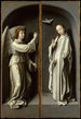 aartsengel Gabriël en de Maagd van de Annunciatie - Gerard David — weergave van het kunstwerk