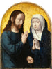De Christus neemt afscheid van zijn moeder - Gerard David — weergave van het kunstwerk