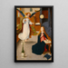 L'Annonciation - Gerard David — ingelijst kunstwerk aan de muur