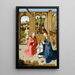 La Nativité - Gerard David — ingelijst kunstwerk aan de muur
