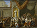 Het huwelijk van Alexander de Grote en Roxane van Bactrië - Gerard Hoet — weergave van het kunstwerk