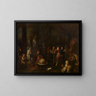 L'Atelier du sculpteur - Gerard Thomas — ingelijst kunstwerk aan de muur