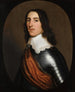 Portrait of a gentleman from the waist up believed to be Sir Thomas Ogle wearing armor with a white collar and an orange belt - Gerard van Honthorst — artwork view
