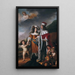 Louise Henriette conduit Friedrich Wilhelm, électeur de Brandebourg, à ses parents - Gerard van Honthorst — framed artwork on a wall