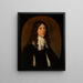 Portrait painting of Willem van Beveren 1624-1672 - Gerard van Honthorst — framed artwork on a wall