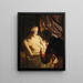 De jacht op de vlooien - Gerard van Honthorst — ingelijst kunstwerk aan de muur